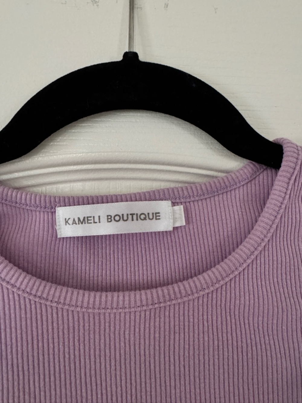 Purple Crop Top - Picture 3 of 4